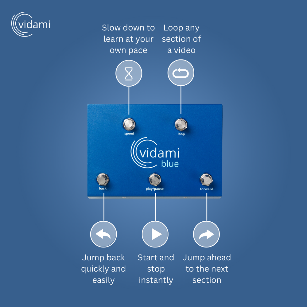 Vidami Blue - 3 in 1 Wireless Controller