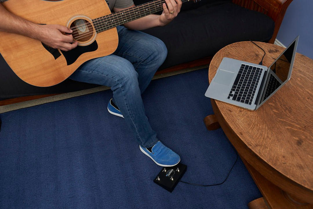 vidami blue pedal Vidami YouTube Hands Free Video Controller for PC or Mac - for Video Looping