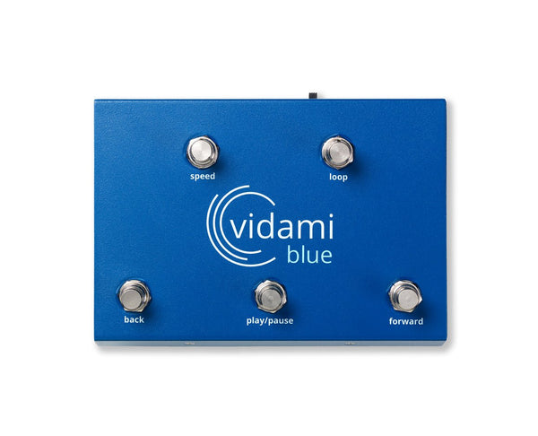 【美品】Vidami Utility Design youtubeビデオルーパー Vidami Blue | Wireless Video Looper, Page Turner & DAW Control Pedal